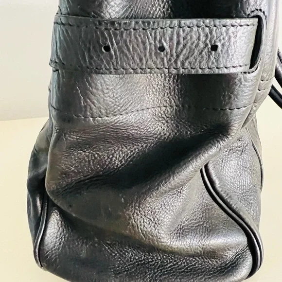 Mulberry Bayswater large, black leather pepped bag. Good condition. - Picture 3 of 8